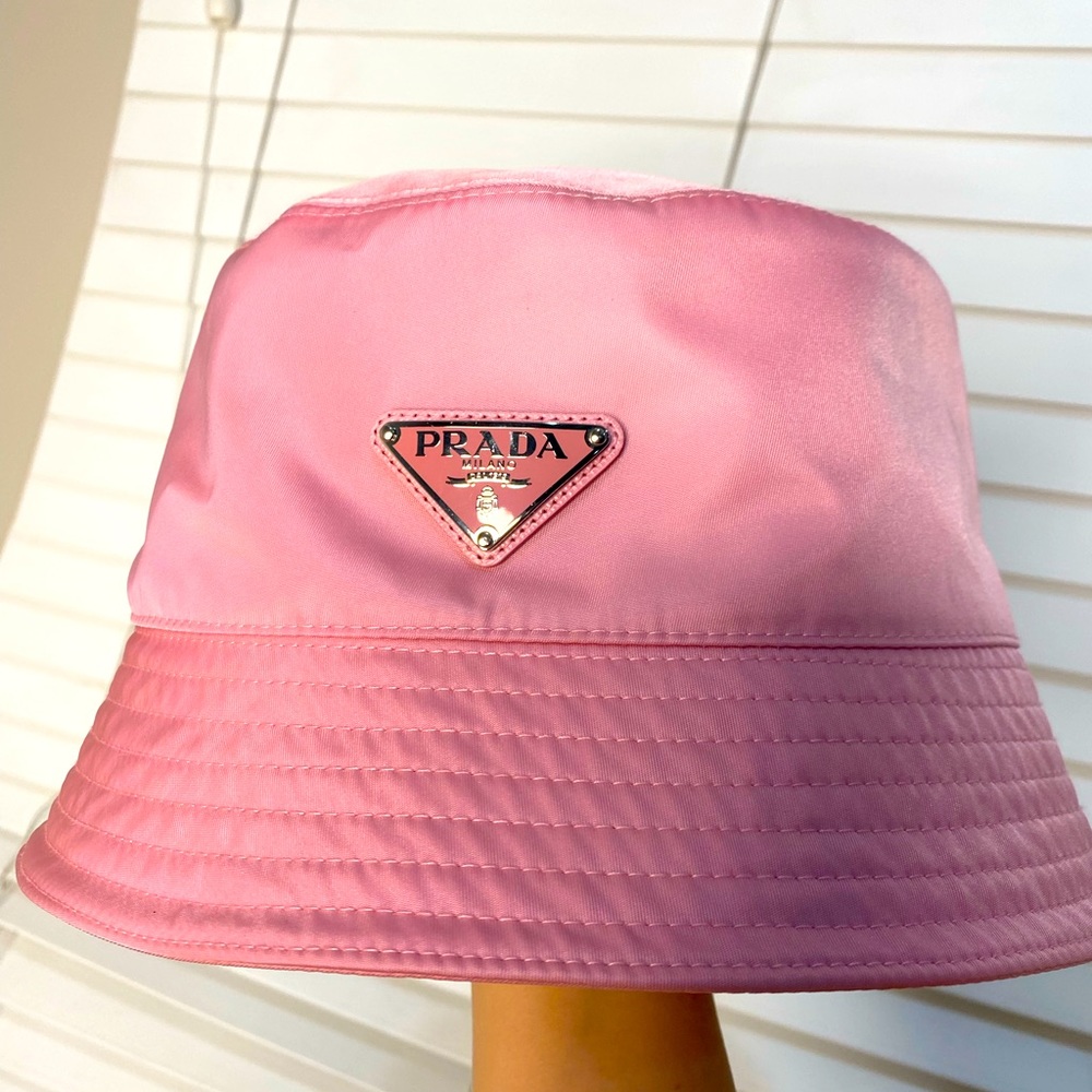 Nylon Bucket Hat. Authentic Prada.One time used.